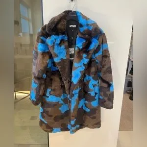 Apparis Jackets Coats Nwt Apparis Faux Fur Camo Coat Poshmark